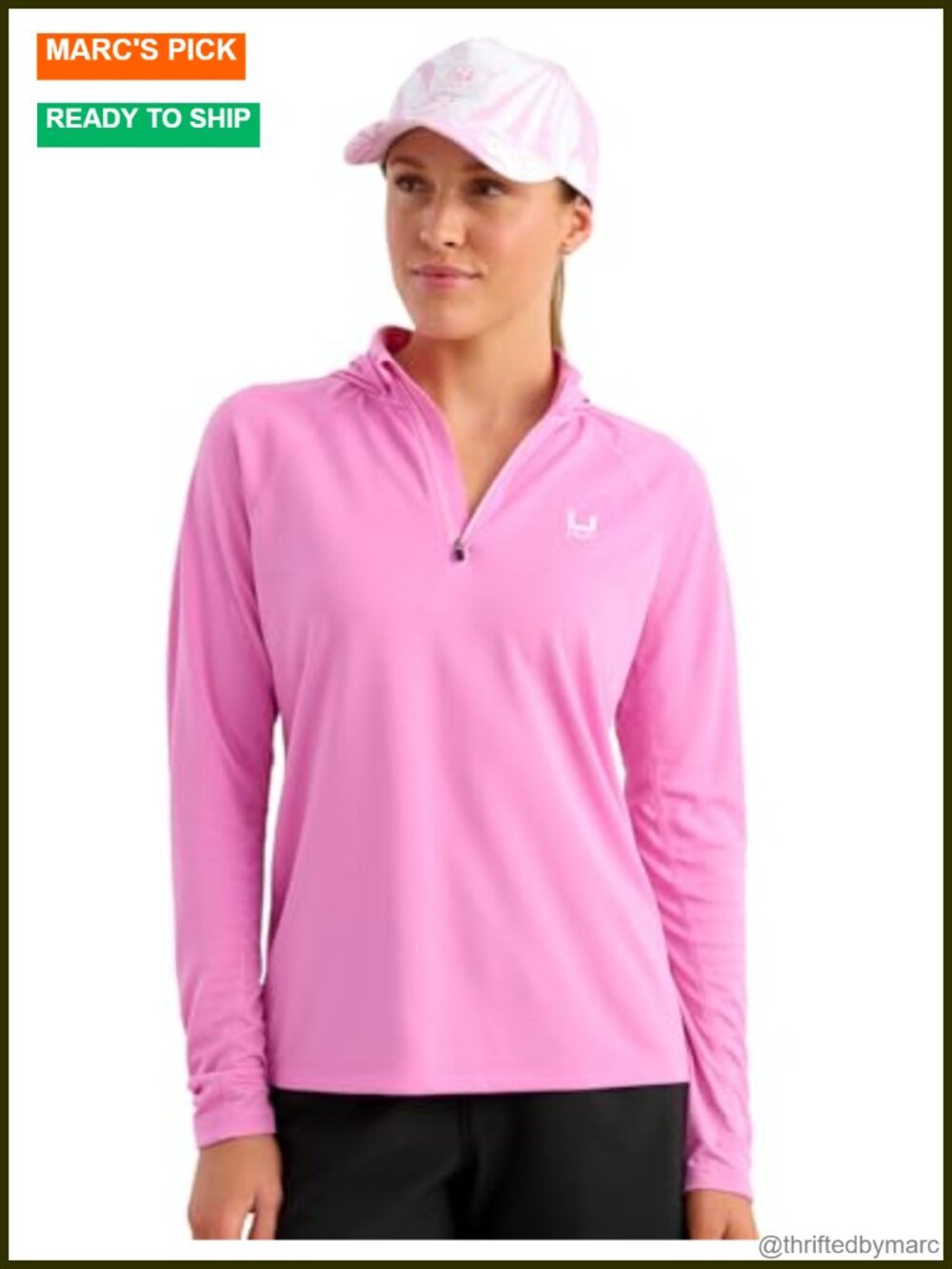 UPF 50+ Long Sleeve Hoodie Women's Fishing Sun Protection Pullover